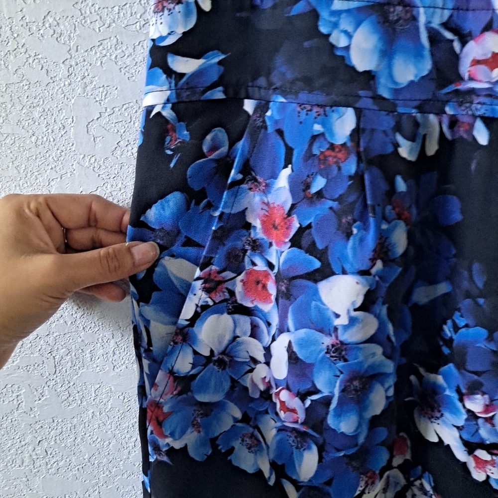 J. Crew Inky Floral Dress - Picture 5 of 7